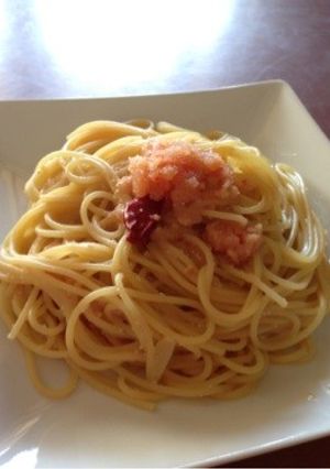 明太子ガーリックバター醤油パスタ-レシピのメイン写真