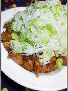亀戸の味純レバ丼!鶏レバーの甘辛炒め-レシピのメイン写真