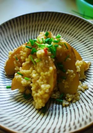 じゃが芋のもちきびソース-レシピのメイン写真