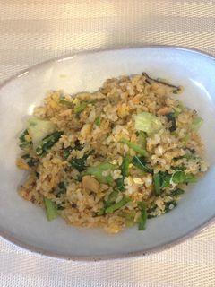 手軽!鮭フレークとレタスの炒飯-レシピのメイン写真