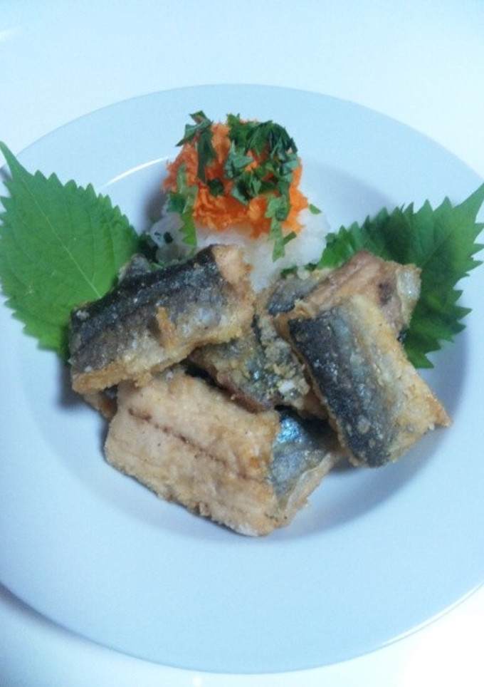 【秋刀魚の竜田揚げをさっぱりと♪】-レシピのメイン写真