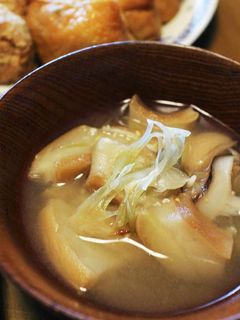 みょうがと麩のお味噌汁-レシピのメイン写真