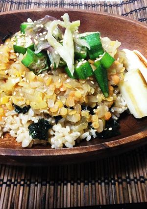 レンズ豆丼-レシピのメイン写真