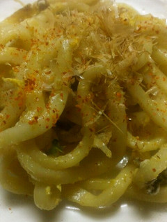 釜玉風ほっこり焼きうどん-レシピのメイン写真
