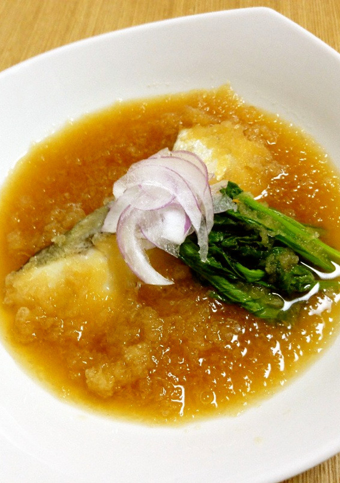 簡単でやさしい味！！魚のおろし煮-レシピのメイン写真