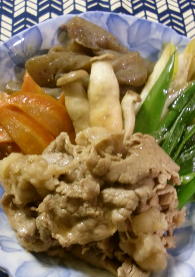 今夜の煮物～お手軽♪すき焼き風煮-レシピのメイン写真