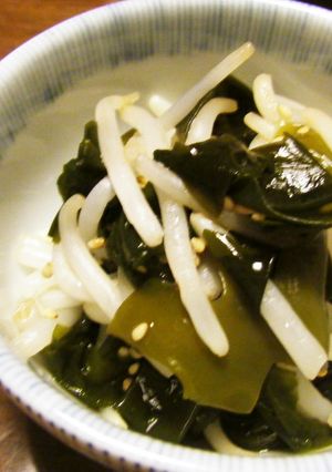 安い★わかめともやしの酢の物-レシピのメイン写真