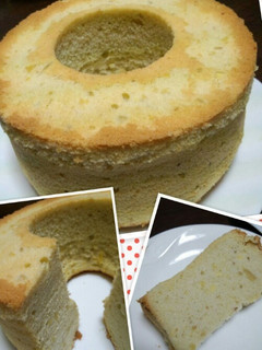 米粉で作る!マロンシフォンケーキ-レシピのメイン写真
