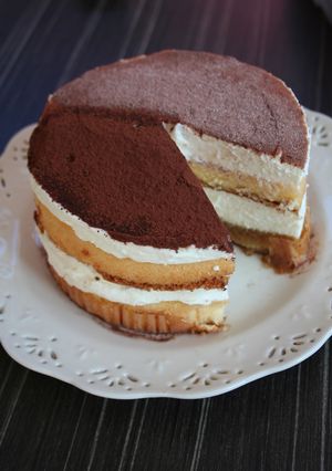 お子様も大人もOK!!ティラミスケーキ-レシピのメイン写真