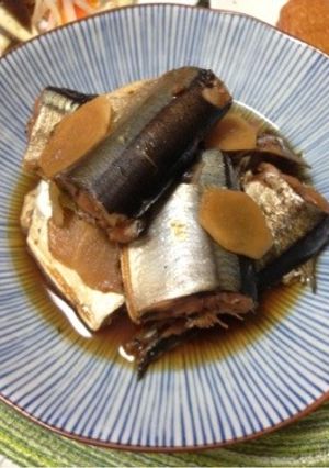 骨まで食べられる！栄養満点さんまの生姜煮-レシピのメイン写真