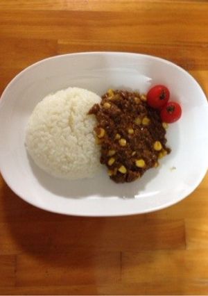簡単フライパンで、キーマカレー-レシピのメイン写真