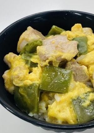 サボテンで栄養アップ！親子丼-レシピのメイン写真