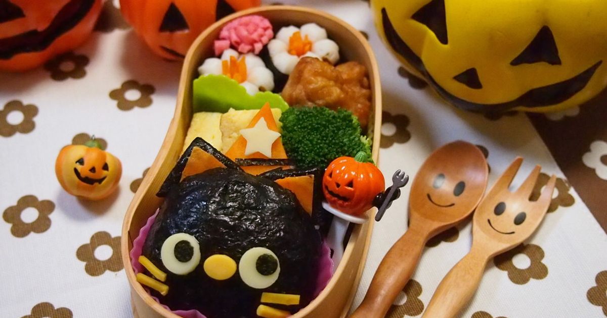 黒猫ちゃんおにぎり＊キャラ弁 by Mai＊Mai 【クックパッド