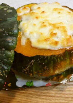 まるごとかぼちゃのグラタン-レシピのメイン写真