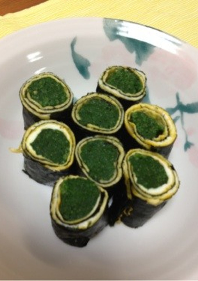 ほうれん草の海苔巻き-レシピのメイン写真