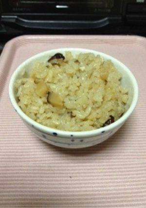 椎茸きのこ御飯-レシピのメイン写真