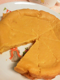 ノンオイル!炊飯器で濃厚かぼちゃケーキ-レシピのメイン写真