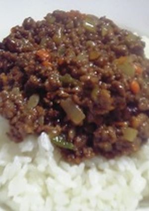ミンチどばっとカレー☆ミ-レシピのメイン写真