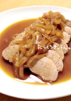 玉ねぎだけで絶品♬うちの煮豚-レシピのメイン写真