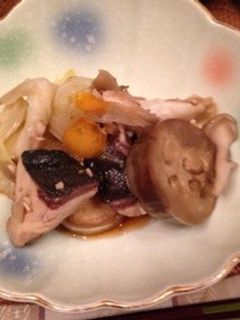 鰤と秋野菜の酒蒸し-レシピのメイン写真