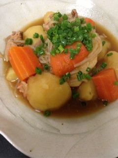 圧力鍋で時短☆我が家の簡単肉じゃが-レシピのメイン写真