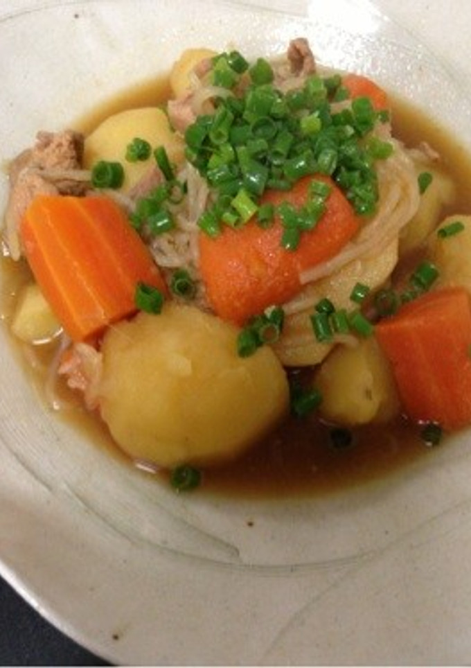 圧力鍋で時短☆我が家の簡単肉じゃが-レシピのメイン写真
