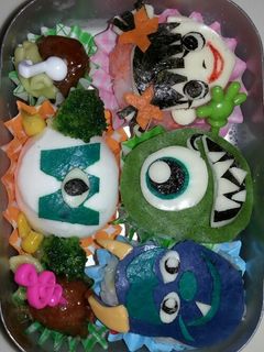モンスターズインク弁当-レシピのメイン写真