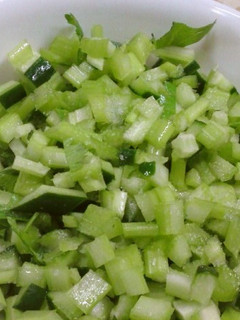 セロリときゅうりで「山形のだし」風のもの-レシピのメイン写真