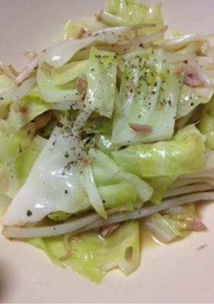 ツナでキャベツとモヤシを美味しく❤️-レシピのメイン写真