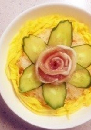 薔薇のご飯-レシピのメイン写真