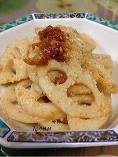 ＊れんこんの梅肉和え＊-レシピのメイン写真