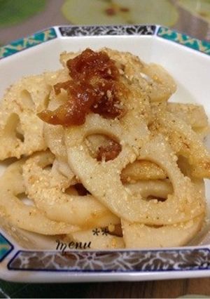 *れんこんの梅肉和え*-レシピのメイン写真