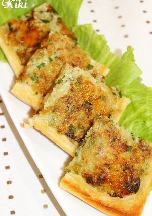 おつまみに！餃子トースト-レシピのメイン写真