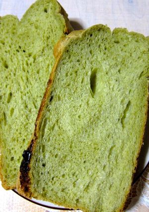 抹茶キャラメル食パン-レシピのメイン写真