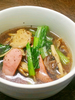 半日干しDE具だくさんキノコスープ♪-レシピのメイン写真