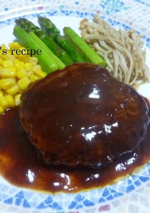 基本のハンバーグ♡-レシピのメイン写真