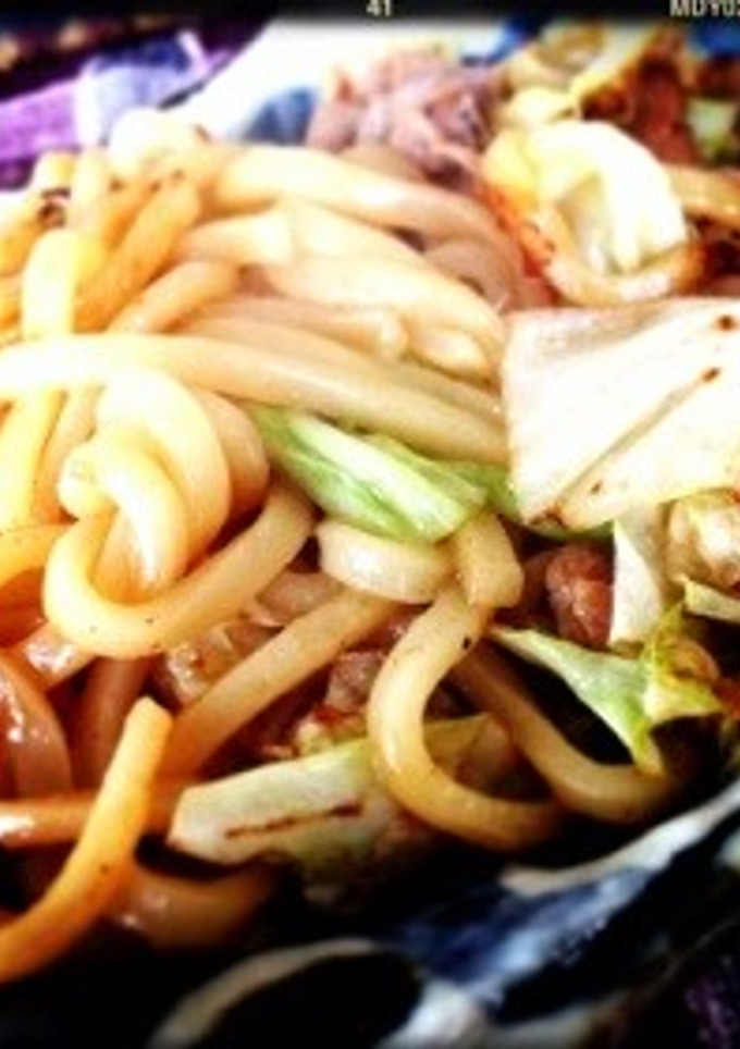 焼うどん☆醤油味で♬-レシピのメイン写真