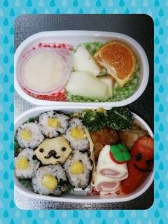 ポンデライオンおにぎり弁当-レシピのメイン写真