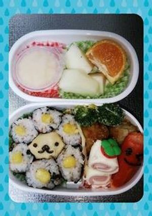 ポンデライオンおにぎり弁当-レシピのメイン写真