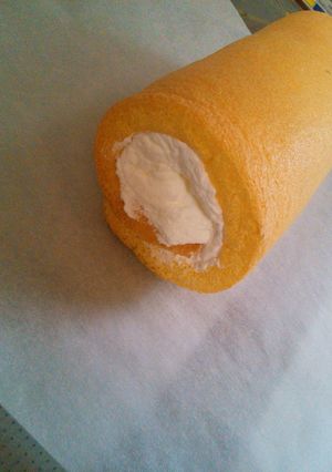 普通のロールケーキ~分量=少~-レシピのメイン写真