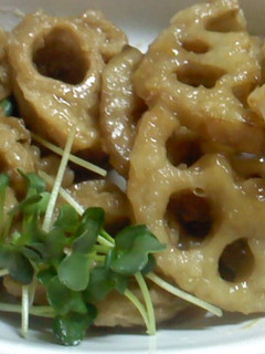 揚げてから煮てね、麩とれん根の甘辛煮♡♡-レシピのメイン写真