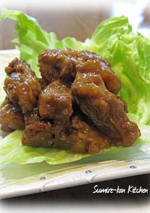豚のコリコリ軟骨♪味噌バター風味-レシピのメイン写真