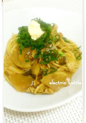 大根とキノコの和風カレーパスタ-レシピのメイン写真