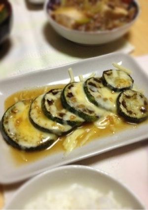 ズッキーニの味噌チーズ焼き-レシピのメイン写真