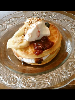 冷凍ワッフルで簡単デザート♪-レシピのメイン写真