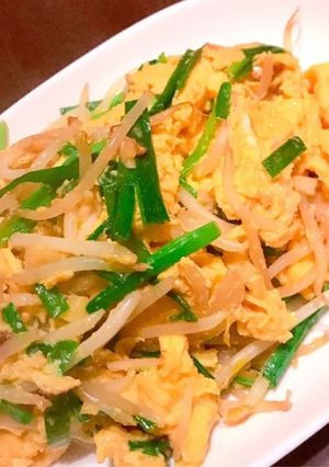ニラともやしのたまご炒め-レシピのメイン写真