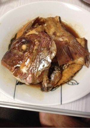 【男めし】鯛あら煮-レシピのメイン写真