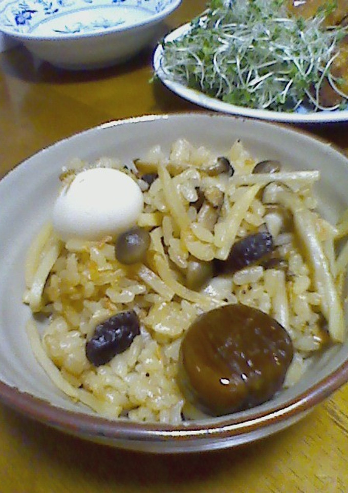 きのこと栗の中華風炊き込みご飯♪甘栗使用-レシピのメイン写真
