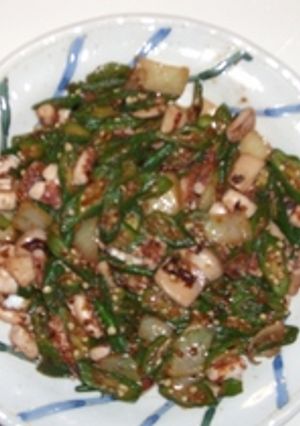 いかげそとオクラの炒めもの-レシピのメイン写真