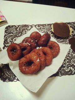 ホットケーキミックスでココアドーナツ-レシピのメイン写真